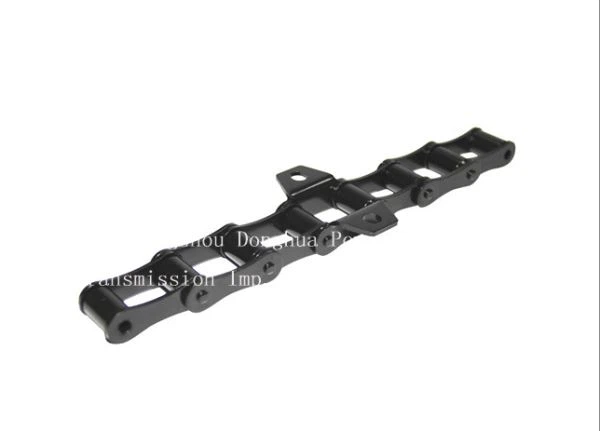 Transmissionskæder med dobbelt pitch med tilbehør