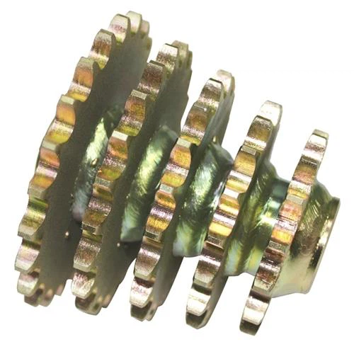 Flere rækker af tandhjul svejsning tandhjul